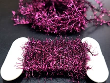 METALLIC CHENILLE - PURPLE TINSEL - 7mm - 5 Yards - Fly Tying Materials - NEW!