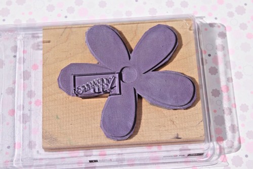 Big Blossom~ Stampin Up 2007 Large Petal Flower Background, Set of 1 - Bild 2 von 3