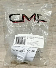CMP PVC Inline Union White Slip x Slip 2" 21048-000-000 - BUY MORE & SAVE!!!