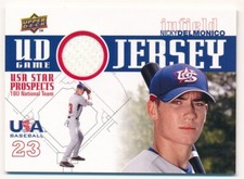 NICKY DEL MONICO 2009 UPPER DECK JERSEY PATCH USA BASEBALL #GJU-5 MINT