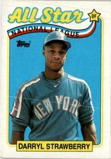 Darryl Strawberry  1989 Topps #390 All-Star New York Mets