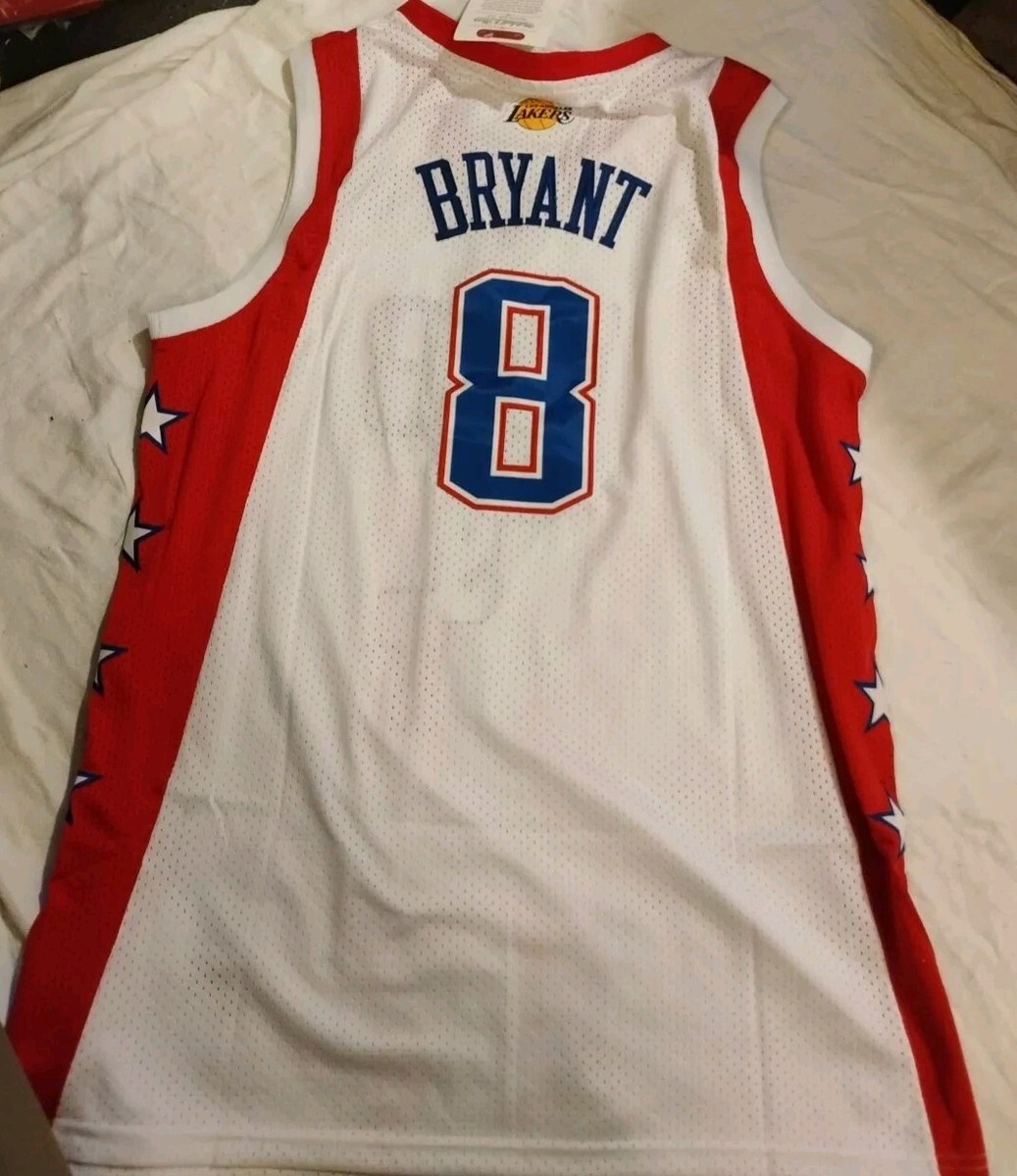 Large Kobe Bryant 2004 NBA All-Star West Jersey (White) Brand New