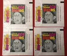 Vintage Fleer Hollywood Slap Card Wrapper Lot of 4 Alfalfa Little Rascals