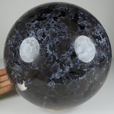 8.1" Gabbro Hand Carved Crystal Ball/Sphere, Crystal Healing
