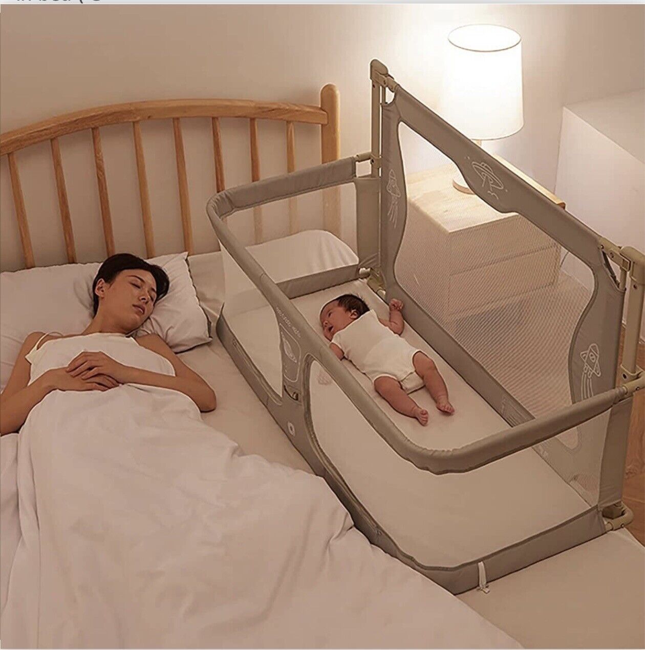 Opmerkelijk Almachtig buitenste 3 in 1 Baby Bed Guardrail Crib For 0-36months Infants Bed Barrier Safety  Rail | eBay