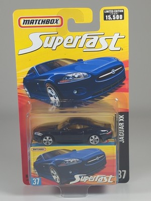 Matchbox ~ #37 Jaguar XK ~ Blue ~ 2006 Superfast Limited Edition Of 15500   A2