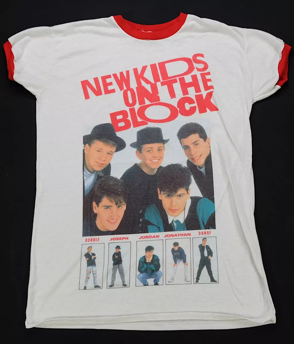 Rare ROCK NITES New Kids On The Block Tour Sleeping Shirt 90s Boy Band | eBay