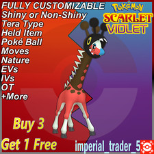 Pokémon Scarlet and Violet ✨ Shiny Farigiraf ✨ W/ Best 6IV Customizable