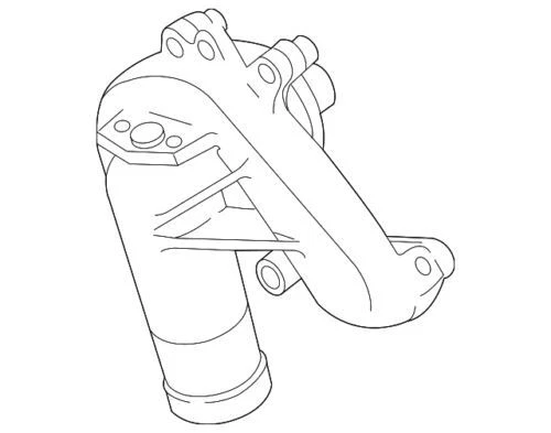 Genuine GM 2006-2016 Chevrolet GMC Silverado 2500 HD Engine Water Pump 12637105 - Image 3 of 4