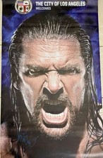 WWE NXT Triple H Signed SummerSlam 2012 Street Banner Autograph LA JSA LOA