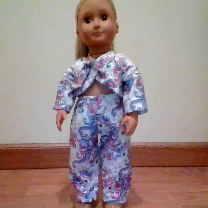 NEW GENERATION DOLL CLOTHES UNICORN LOUNGE PJS FIT 18 INCH DOLLS eBay