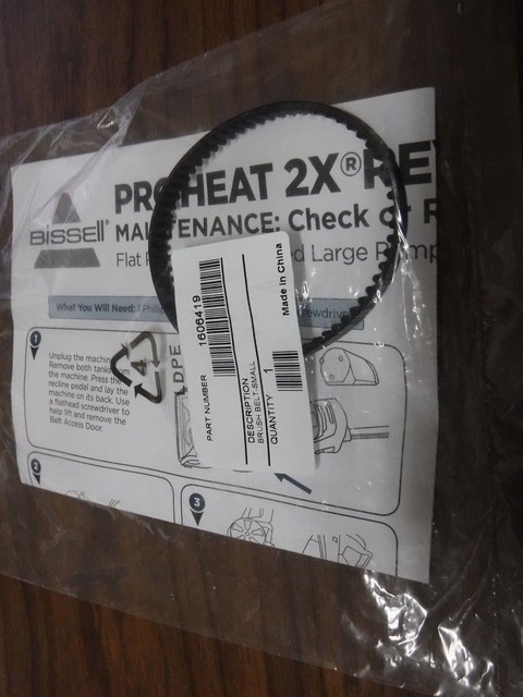 changing belts on bissell proheat pet