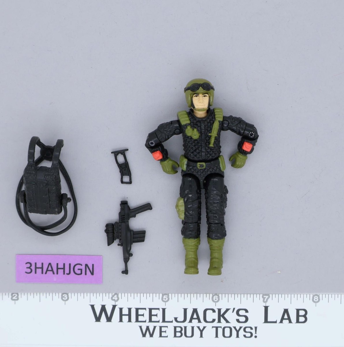 Crazylegs V2 NIGHT FORCE 100% Complete G.I. Joe 1988 Hasbro