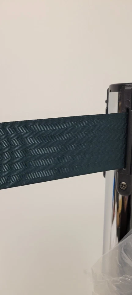 Tensabarrier Post, 13' L Dark Green Belt, 36.5" No Base 889F-1P-1P-MAX-NO-G7X-C - Image 4 of 4