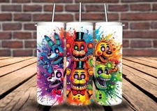 20oz Personalized Five Nights At Freddy's Tumbler