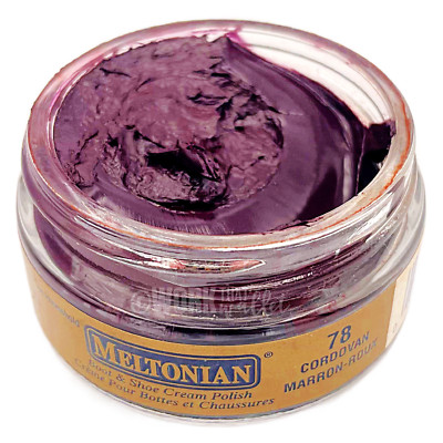 [1] Meltonian Boot & Shoe Cream Polish 1.55 oz Color Cordovan #78