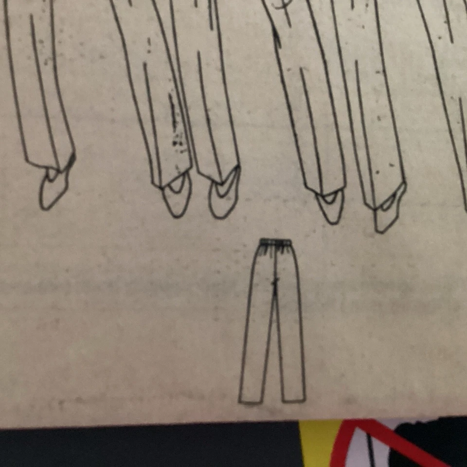 Sewing Pattern, Vintage Personal Pants, Size 20. Knits Only Uncut - Image 3 of 4