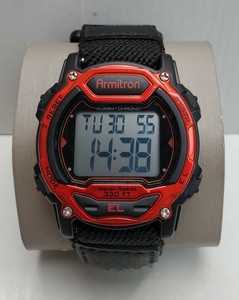 armitron red watch