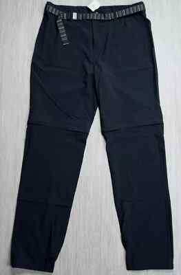 GERRY Men's Convertible Commuter Pants Relaxed Fit Belted Outdoor Hiking