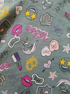 The Children's Place Long Sleeve Lipstick Print Gray Dress Swing Suze M EUC  | eBay