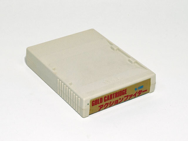 Sega Mark III Gold Cartridge Action Fighter Japan | eBay