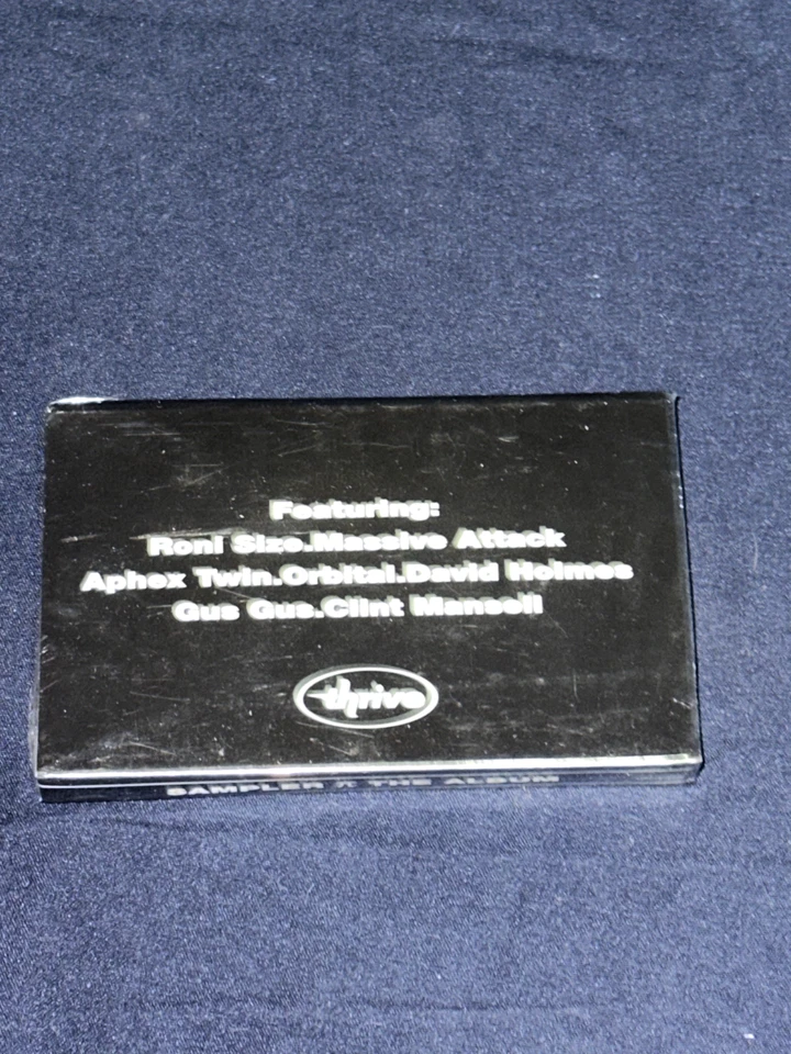 RONI SIZE APHEX TWIN GU GUS SAMPLER THE ALBUM CASSETTE TAPE THRIVE SEALED - Image 2 of 4