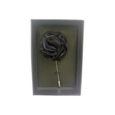 New Men's Suit brooch chest Rose flower lapel pin formal wedding prom Navy Blue