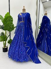 LEHENGA CHOLI INDIAN BOLLYWOOD WEDDING PARTY PAKISTANI WEAR READYMADE