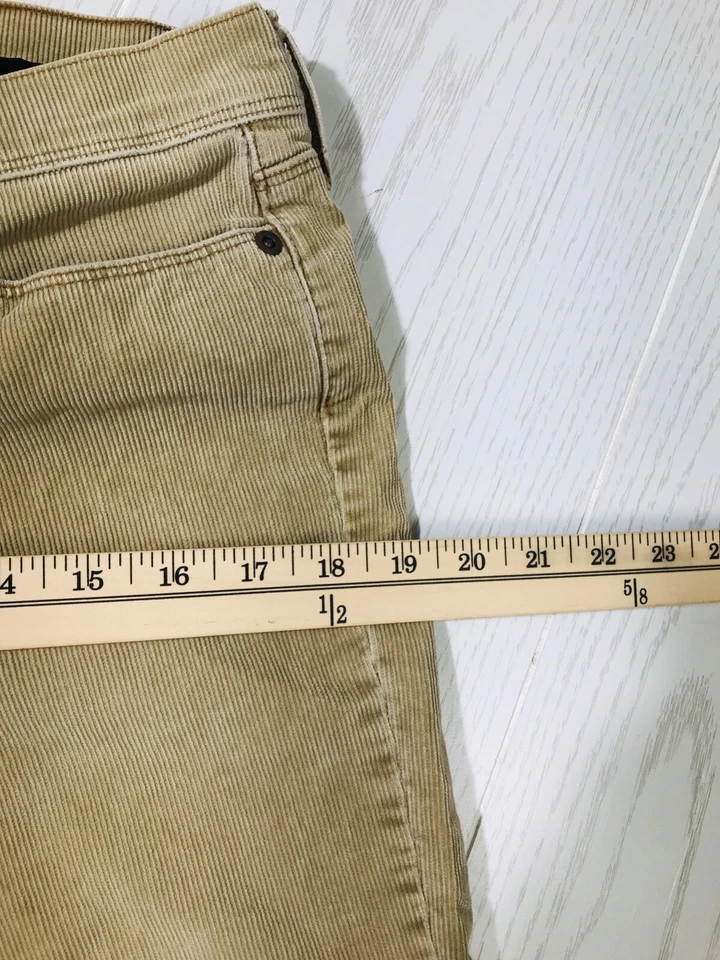 Vintage Joe's Jean Corduroy Jeans Womens 31  Brown Bootcut Low Rise Made USA Y2K - Image 4 of 4