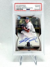 Wilmer Flores 2023 Bowman Chrome Autographs #CPAWF PSA 10