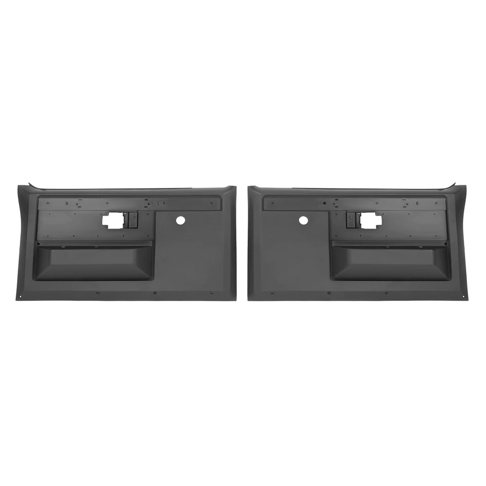 HECASA For Chevy Pickup Truck 1981-1987 Pair Black Inner Door Panels PP LH+RH — 第 3/4 张图片