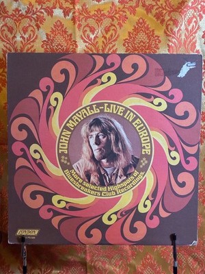 John Mayall Live In Europe LP London PS 589 Blues Rock VG+ Vinyl VG Cover