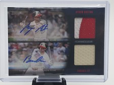 2025 Topps Series 2 MLB Material Duo Auto Byron Buxton, Brooks Lee /10 Black