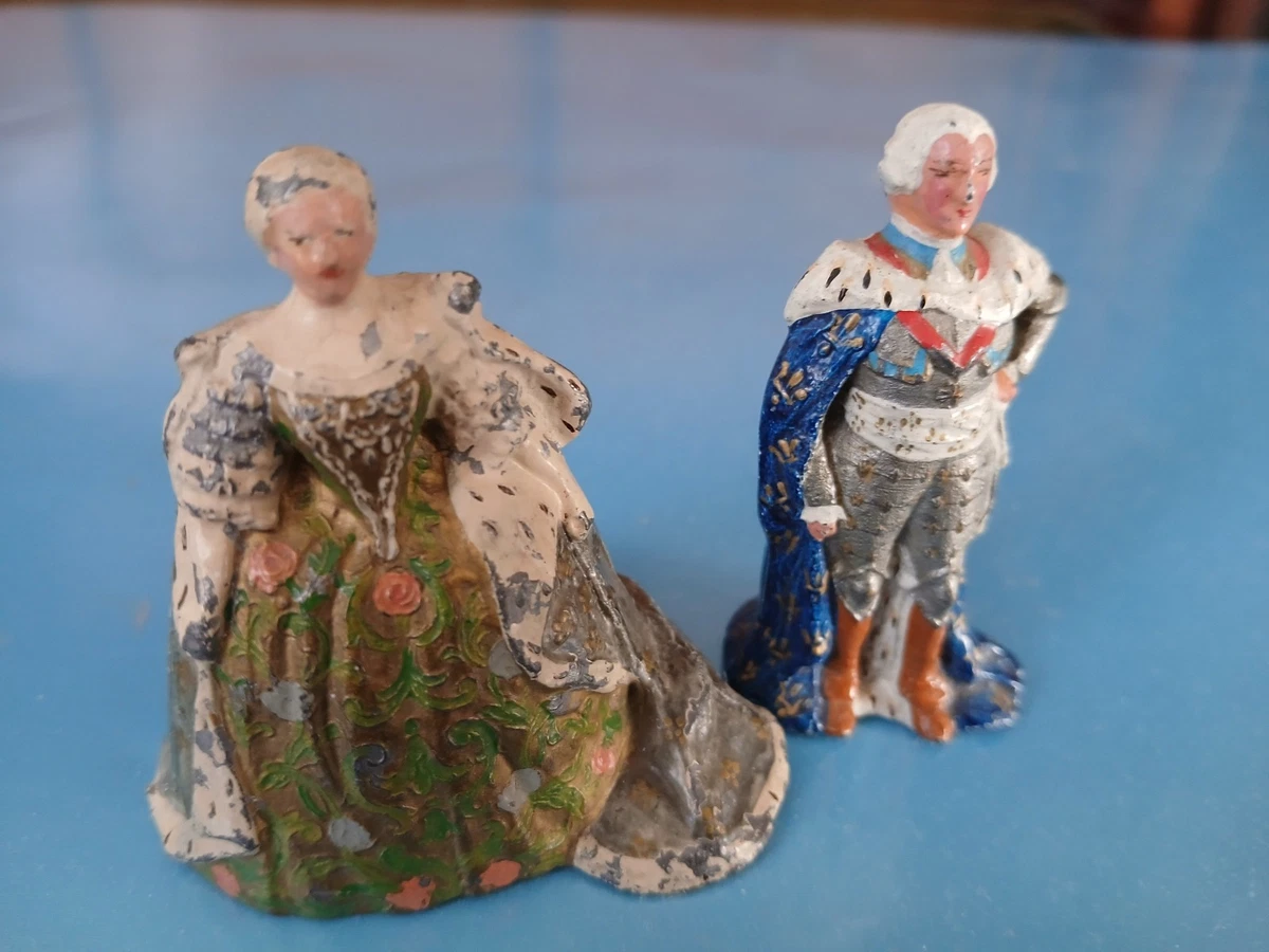 VERTUNNI FIGURINE DUC DE LUYNES Plomb peint 56 mm