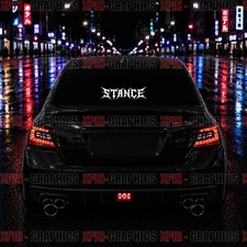 Stance Back Or Front Window Windshield Kdm Jdm Euro Decal Sticker