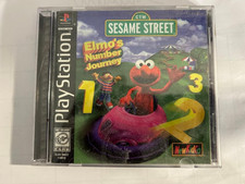 Elmo's Number Journey PS 1 Game is CIB Game case does have scuff marks on it
