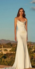 wedding dress pronovias ash size 12 off white