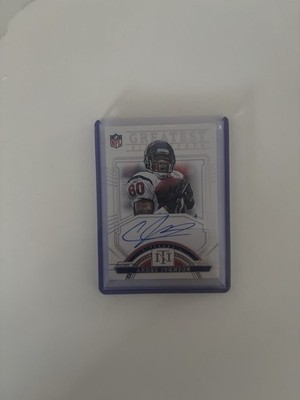 2023 National Treasures Andre Johnson Greatest Signatures On Card Auto /99