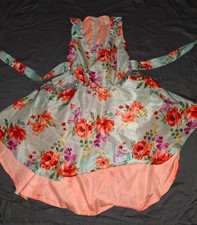Girls size 8 multicolored and multi layered dress