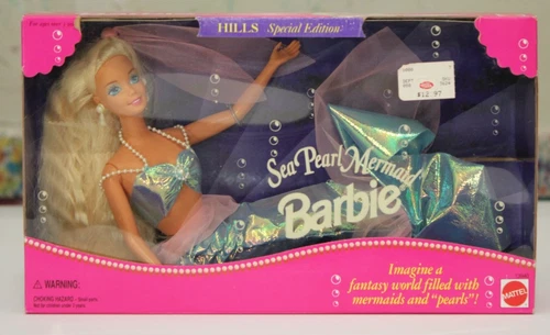 VTG 1995 Mattel Barbie Sea Pearl Mermaid Barbie Doll #1394 Hills Special Edition