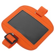 Armband Badge Holder: ID Card Sleeve - Adjustable Elastic Strap for Security