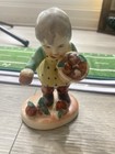 Ceramic Lady with Fruit Figurine Multicolor Japan Decorative Collectible — photo 5
