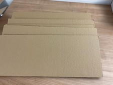 6 x Wellpappzuschnitt Karton 64x24x2x cm  2-wellig Wellpappen Zuschnitte Karton