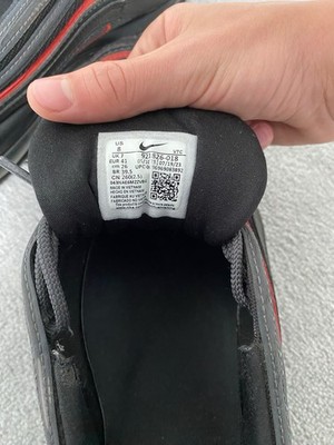 Nike Air Max 97 OG 1997 Schwarz Rot | Größe 41 | Seltener Vintage Sneaker