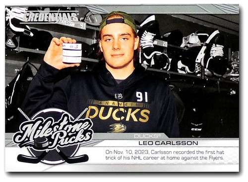 2024-25 Credentials Milestone Pucks - LEO CARLSSON #MP-LC | eBay UK