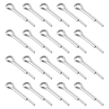 100Pcs 1.6mmx10mm 304 Stainless Steel Cotter Pin Split Pin, Silver