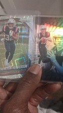 Drake Maye, TreVeyon Henderson Rookie Card Lot (2) Patriots Panini Prizm