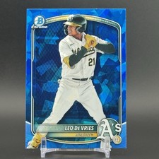 2025 Bowman Draft Sapphire Leo De Vries Sapphire Refractor #BDC-87 Prospect