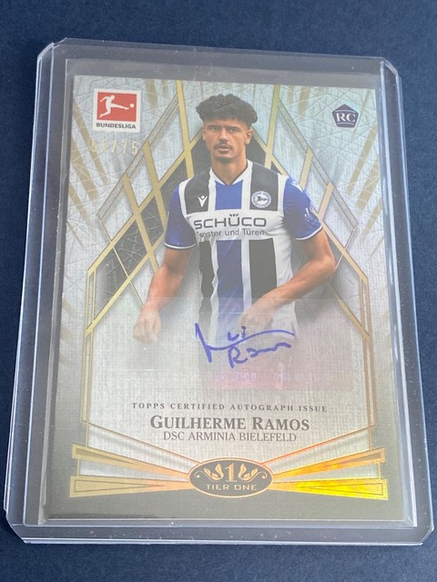 Guilherme Ramos • RC Autograph zu /75 • Arminia Bielefeld • Bundesliga • Topps