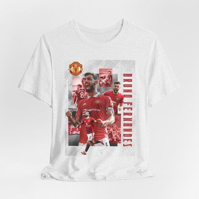 Bruno Fernandes Short Sleeve Tee   Casual Fanwear for Soccer Enthusiasts